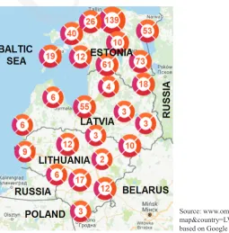 Figure 2. Location of AS Eesti 