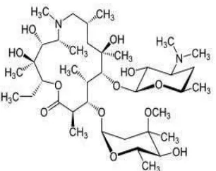 Fig. 1: Structure of Azithromycin   