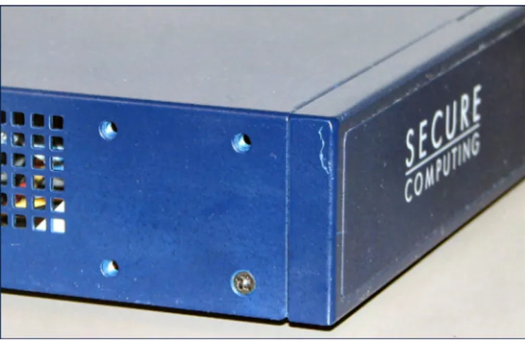 Figure 6: Side view of Model 10 showing bracket mounting holes
