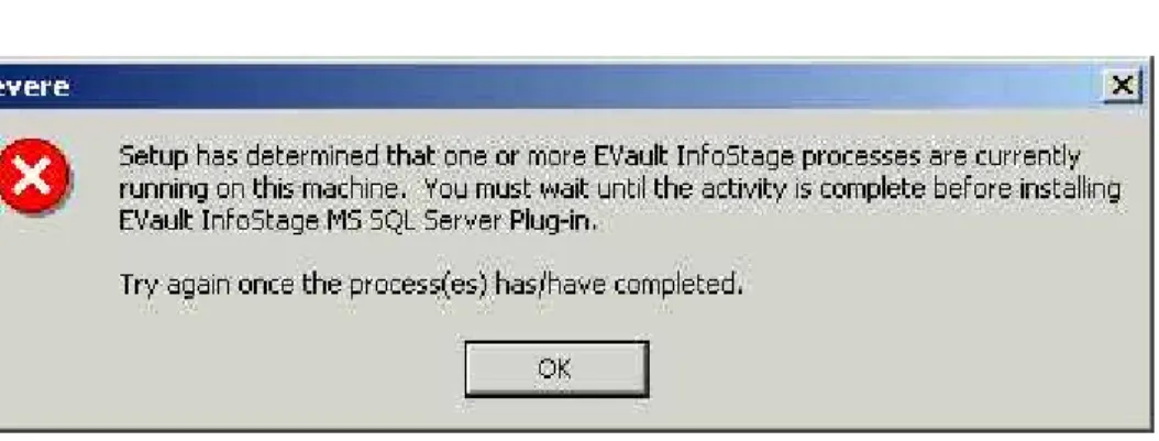 Figure 2. - Install error 