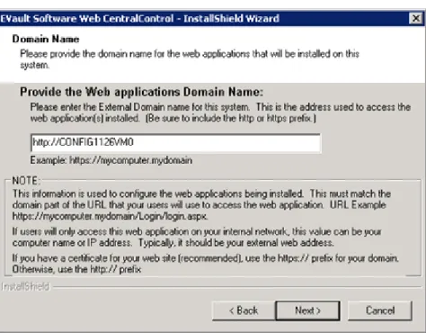 Figure 5. - Domain Name - Typical Installation 