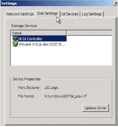 Figure 7.- Disk Settings 