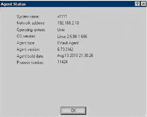 Figure 2. - Check Agent Status 