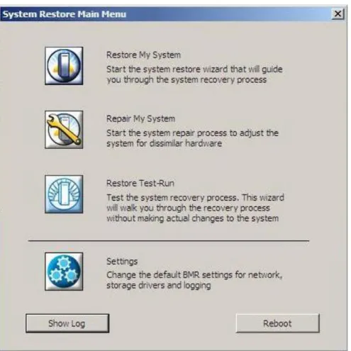 Figure 1. Main Menu 