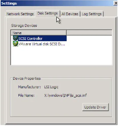 Figure 7.- Disk Settings 