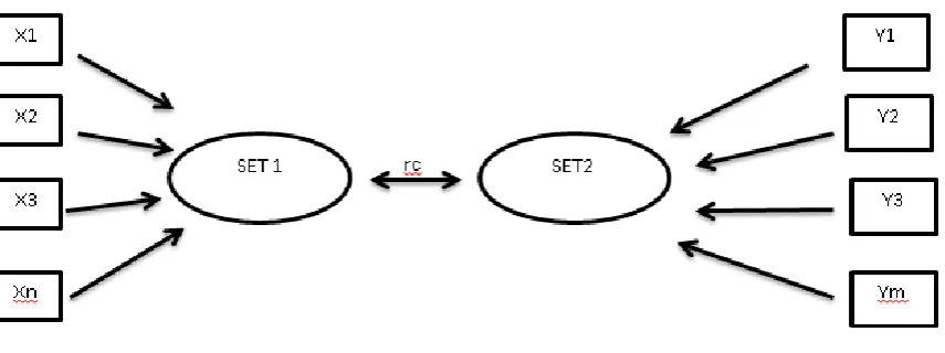 Figure 2. General Scheme for Canonical Correlation Analysis 