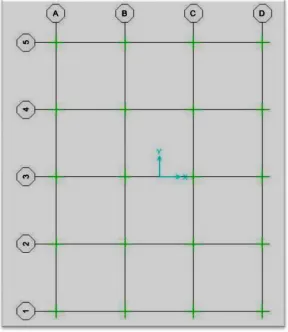 Fig. 1  Plan of G+ storey RC frame  