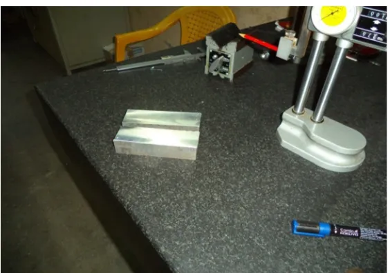 Figure 2.5.2 shows the right angle of raw material cross section The machining process showed while machining the component with normal coolant with carbide end mill of 20 diameter to make 