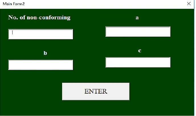 Figure 3. Visual Basic Coding for Input Box in the Excel Sheet. 