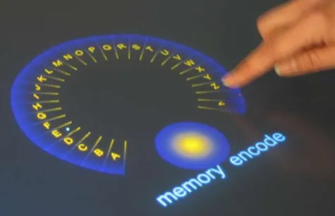 Figure 8: Circular typing device.