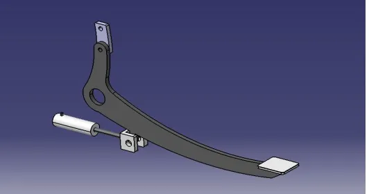 Fig no. 1- Assembly of smart braking system. 