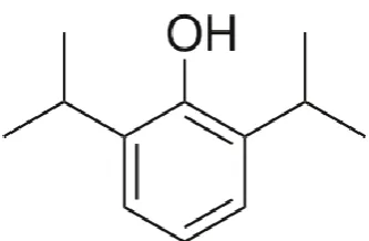 Fig. 1: Chemical Structure of Propofol 