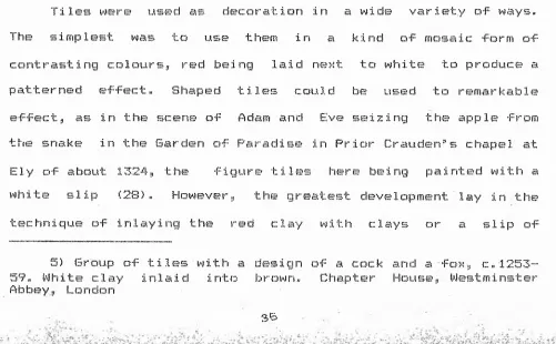 figure tiles here being painted with a 