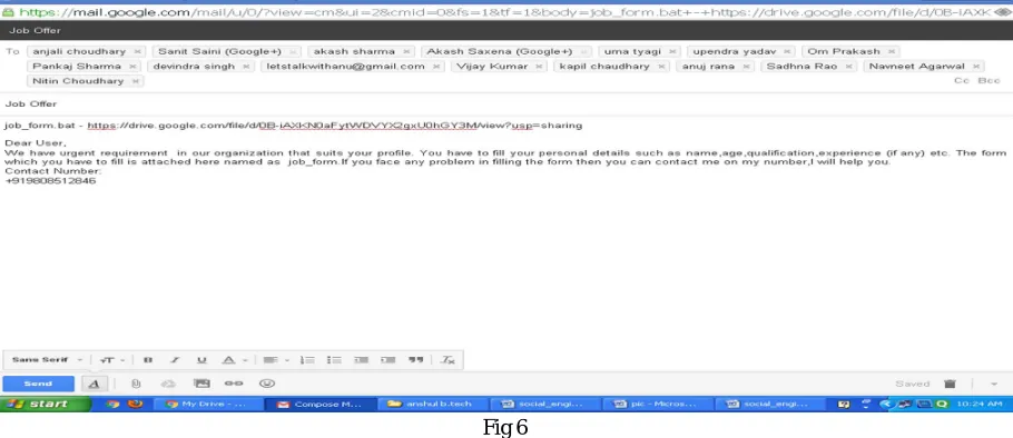 Fig 5 In this scenario we interact with several users and try to cheat them by using some tricks