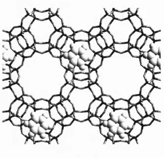 Figure 5.3.2 Open Sodalite Cage Surface adsorption position on the type I surface.
