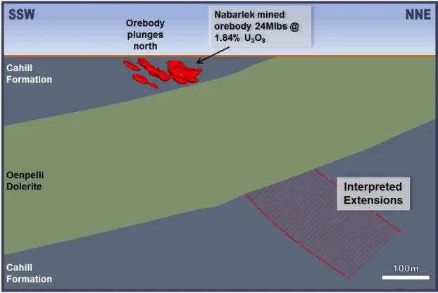 Figure 2: – Nabarlek offset target. 