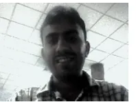 Fig 3: Image in reduced light intensity   Different intensity of light on face may change the recognition just as bright light causes image saturation