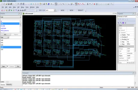 Fig. 9 Schematic entry of 4x4 TCAM with MLSA 