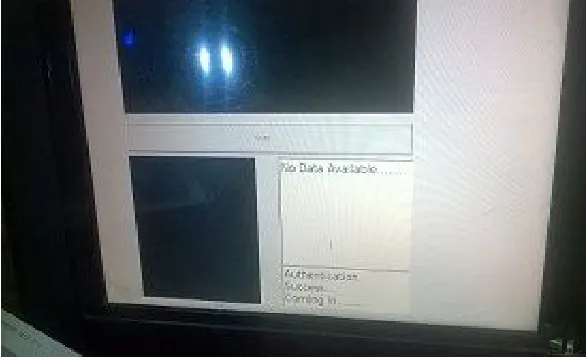 Fig . Kit connections and coding on screen.