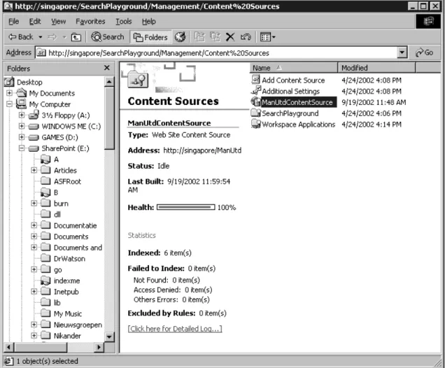 Figure 3. The sample content source.