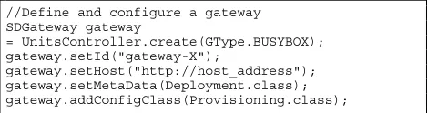 Fig. 6 Overview of software-defined gateway structure