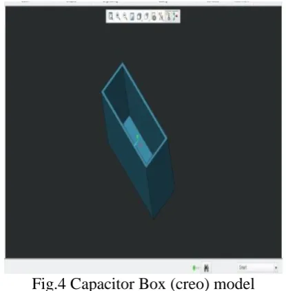 Fig.4 Capacitor Box (creo) model 