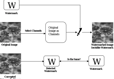 Figure 1.2. A General Watermarking System 