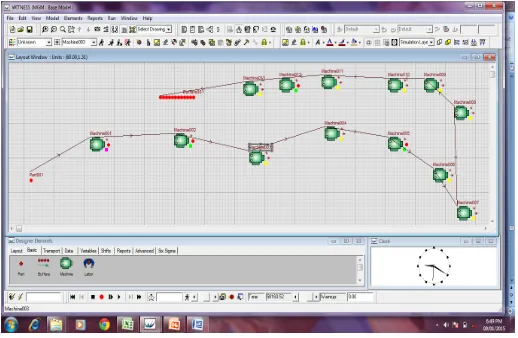 Fig.1 Current model created for the simulation  