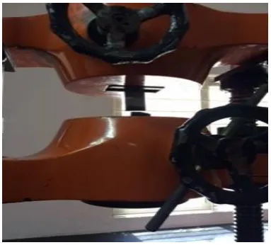 Fig 8: Joint breaking on UTM machine 