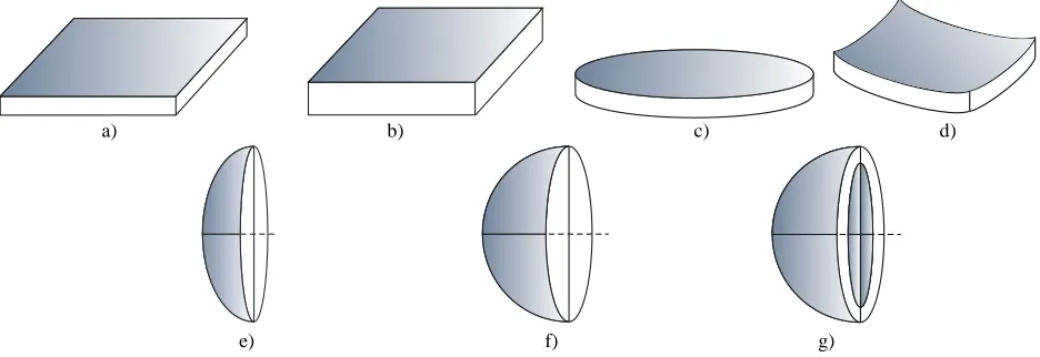 Fig. 1. Appearance (a) and schema (b) installations for the finishing electron-beam processing of optical elements, which improves the physical-mechanical properties of their surface layers: 1 – vacuum gauge magnetic locking VMB-8 (thermocouple VIT-3(ВМБ-8