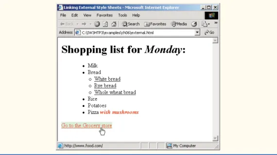 Figure 6.6 illustrates uploading a CSS document, using the file upload feature avail- avail-able at  jigsaw.w3.org/css-validator/validator-upload.html .