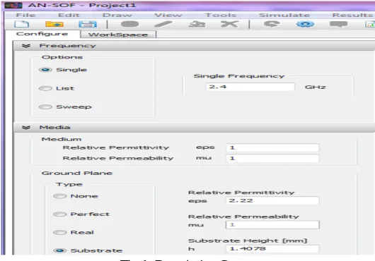 Fig 1: Description Screen  