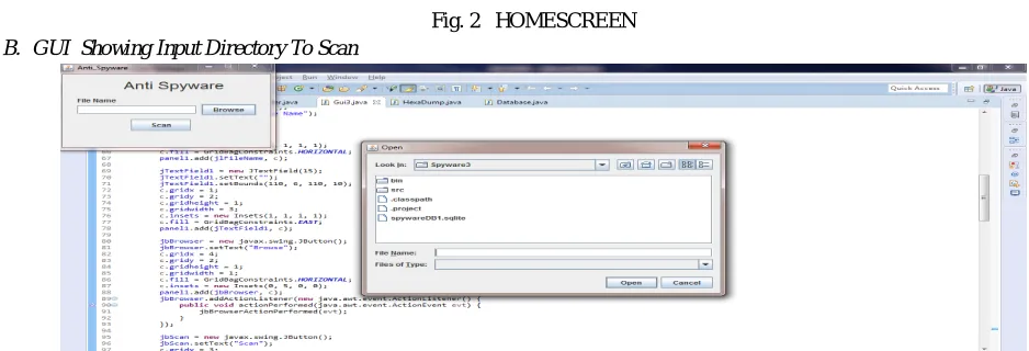 Fig. 2   HOMESCREEN 