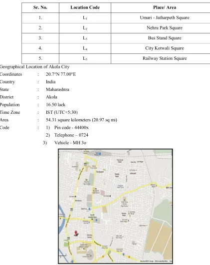 Table 1.Noise Monitoring Points 