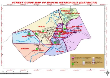 FIGURE 1; BAUCHI METROPOLIS 