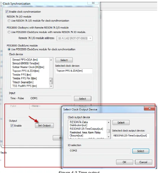 Figure 4-3 Time output 