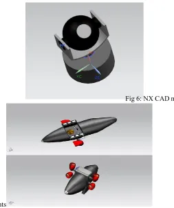 Fig 6: NX CAD model of camera 