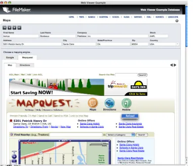 Figure 5: Users can use the context menu to go “Back”, “Forward” and “Reload” the web page