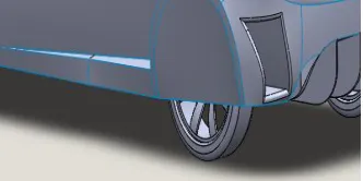 Fig 2.9: Modified Swift Dzire with Tyre Cover 