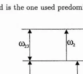 Figure 2.1: A simple cascade three-level atom