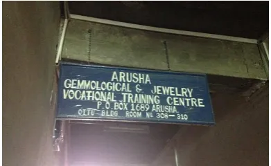 Figure 5. Students at Gemstone Processing and Lapidary Training Centre in Ndola, Zambia
