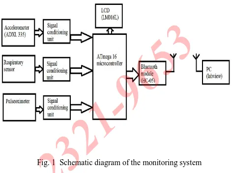 Fig. 1 Schematic diagram of the monitoring system