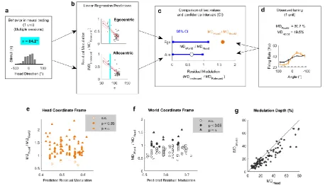 Fig 5 Modulation depth across coordinate frames 