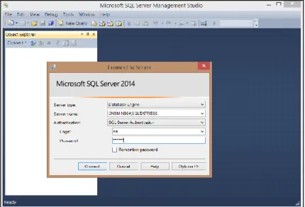 Figure 2: MS SQL Server Management Studio Login Screen 