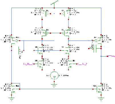 Figure 5 Schematic of Opamp [27] 