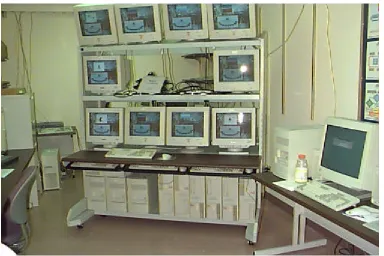 Figure 2  The ten-node RAIN cluster in Paradise Lab, Caltech 