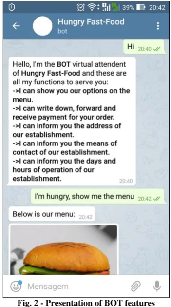 Fig. 2 - Presentation of BOT features 