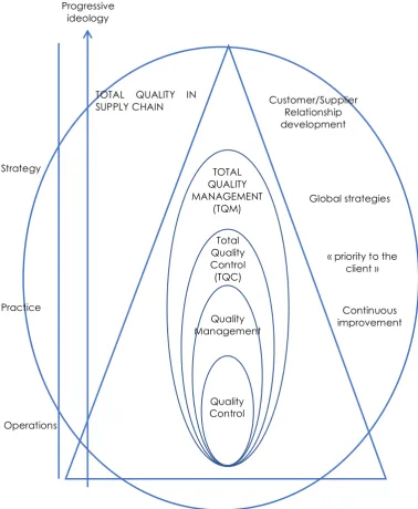 Figure 4 - Progressive ideology of TQM integration Levy (1998) 