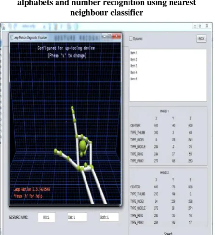 Fig. 8: ISL recognition window for symbol consists of two hand 