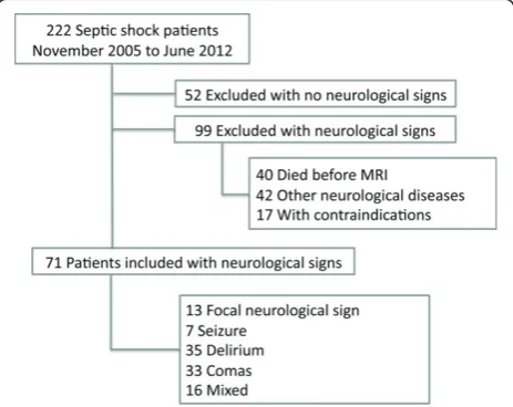Figure 1 Flow chart. Other neurologic diseases: neurodegenerative,inflammatory and cerebrovascular disease, brain infection andendocarditis, older than 80 years
